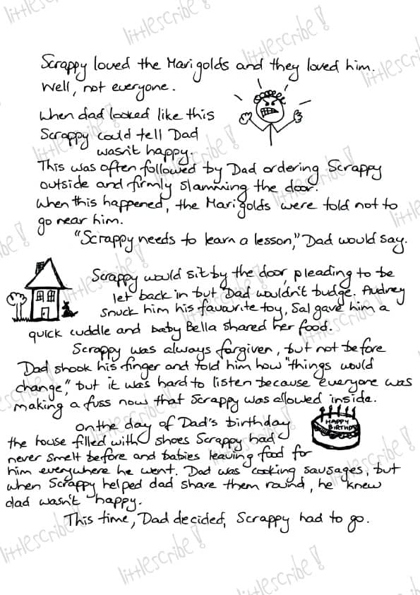 Scrappy Story Starter Page 2 (watermarked)